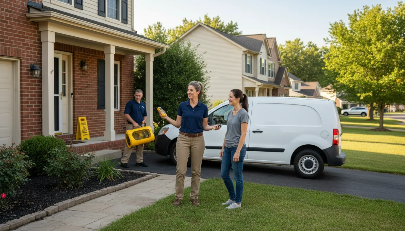 Water restoration image for Dehumidification And Cleanup Services in Mountain Home, TX